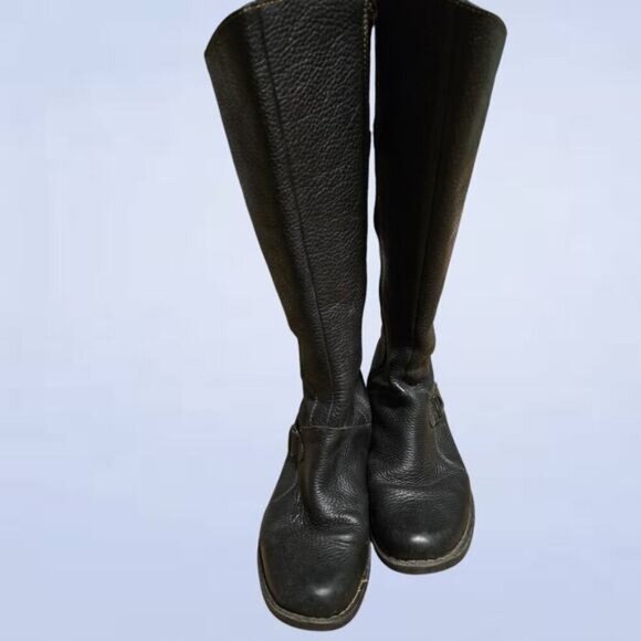 Clarks 63029 Nikki Black Leather Boots - Size 8 - Picture 9 of 10